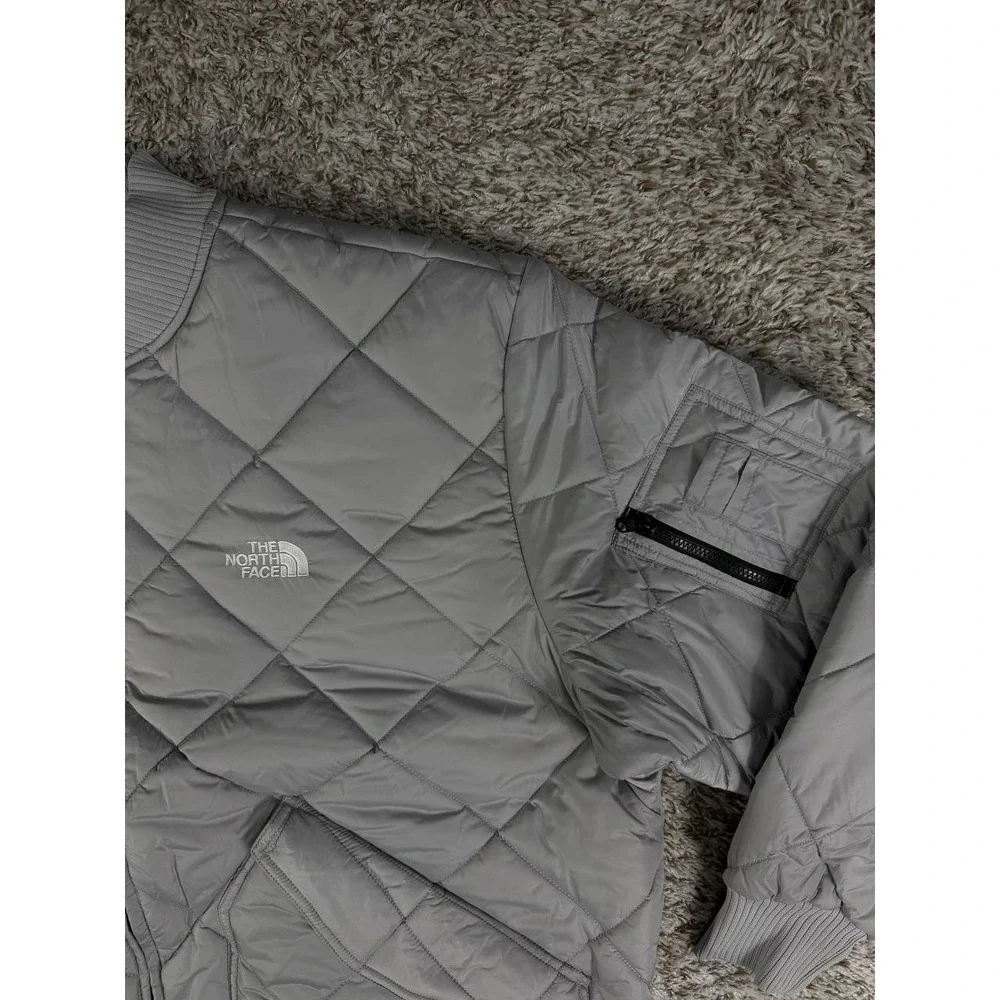 The North Face Never Stop Exploring Gray Quilted Jacket Men's Size 2XL